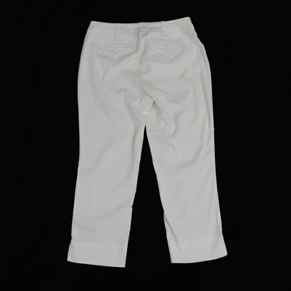 Ladies Chico's Capri Slacks White Size 00 - Picture 2 of 5